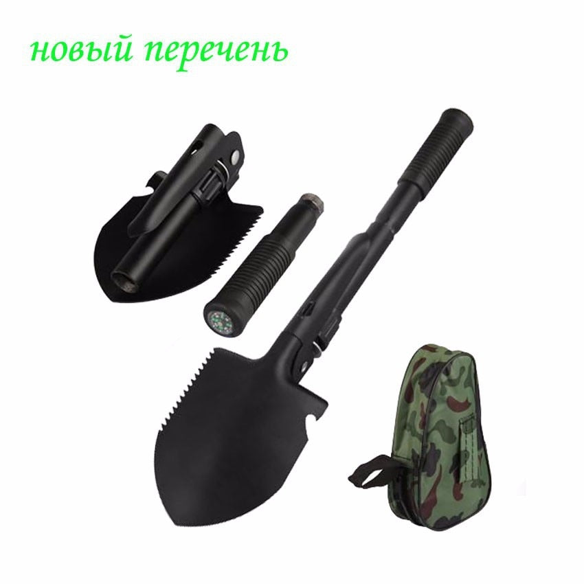 New Garden Tools of Mini-Military Portable Folding Shovel Survival Spade Emergency Trowel Garden Camping Cleaning Tool