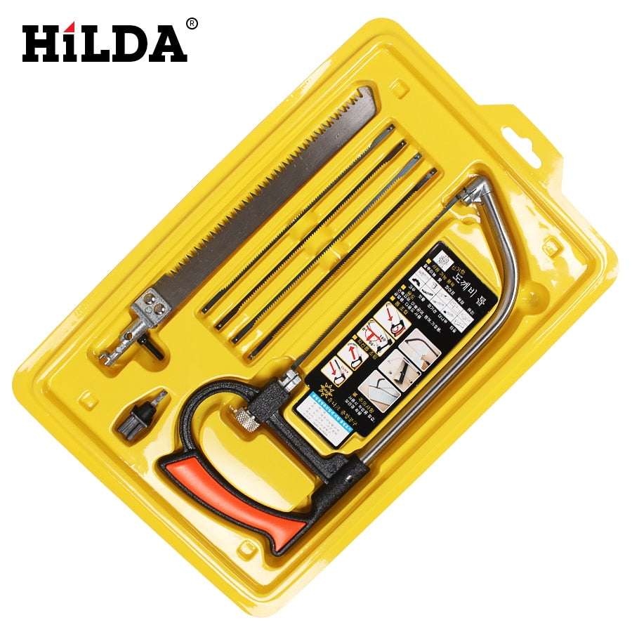 HIILDA Hand Tool Bow Hand Saw Multifunctional Detachable Portable Hacksaw Set For Gardening Woodworking Construction Arts Crafts