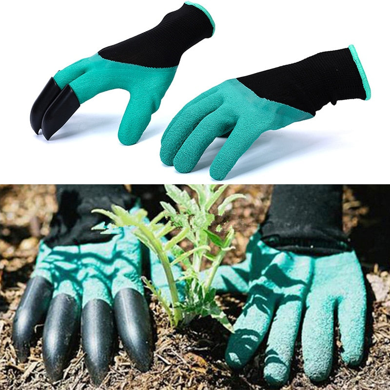 Garden Gloves With Fingertips Claws Quick Easy to Dig and Plant Safe for Rose Pruning Gloves Mittens Digging Gloves