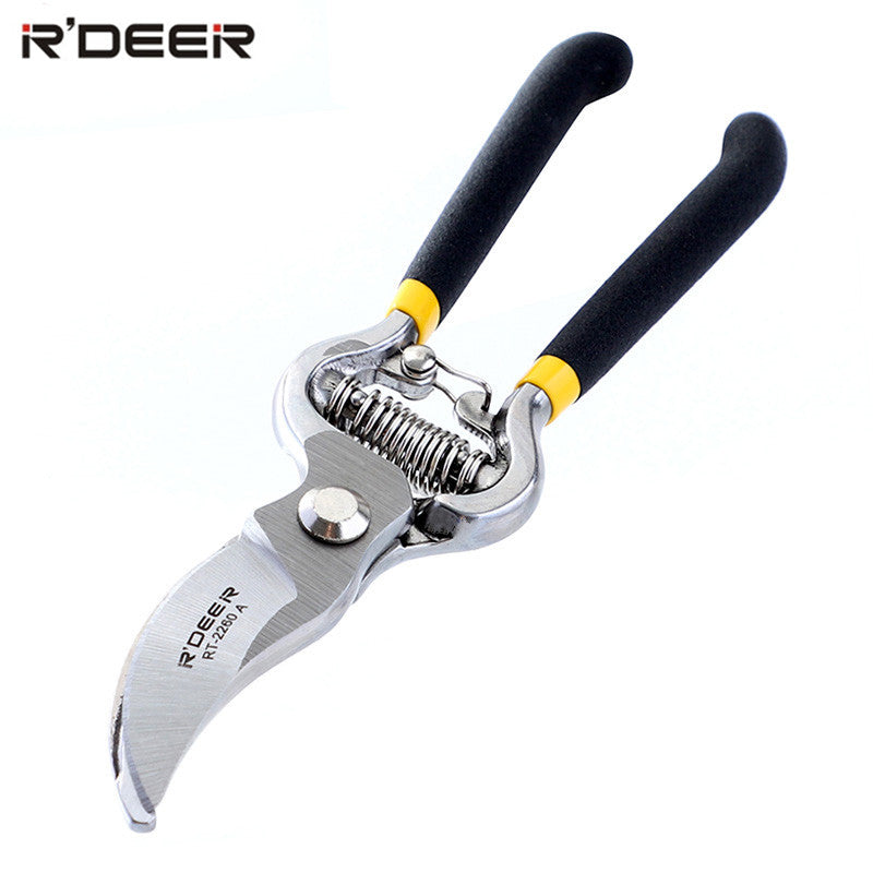 RDEER Garden Scissors 8''/200mm Elbow Blade Fruiting Branches Garden Gardening Scissors Hand Tools