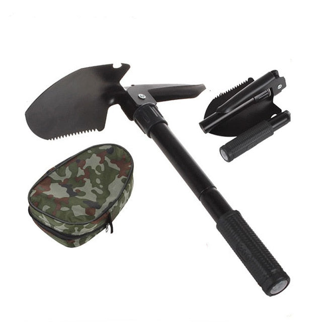 FATCOOL Military Portable Fold Shovel Survival Spade Trowel Dibble Pick Emergency Garden Camping Outdoor Palaplegable Tool