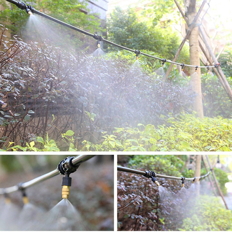 5 Pcs Copper Watering Nozzle Adjustable Atomization Drip Garden Greenhouse Saplings Irrigation J2Y